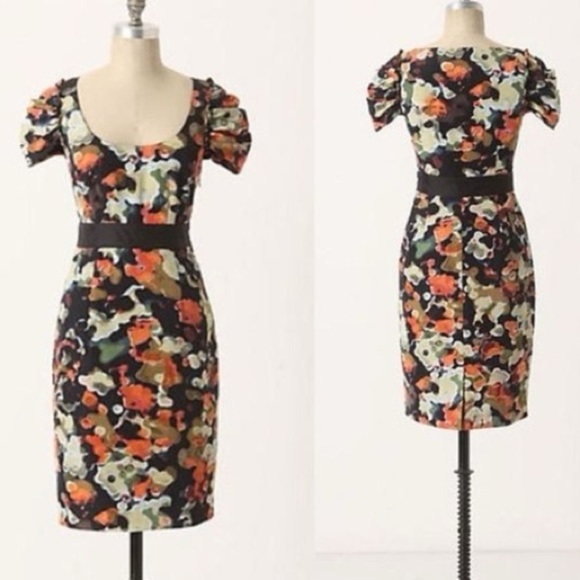 Anthropologie Dresses & Skirts - Moulinette Soeurs Floral Silk Blend Shift Dress